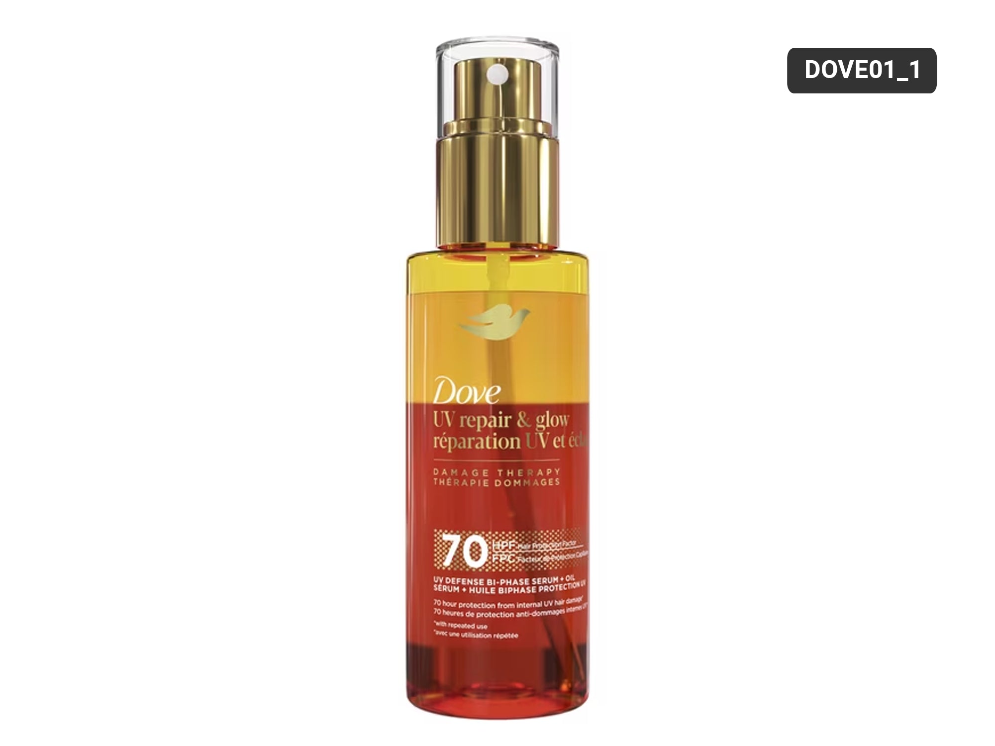 Dove Damage Therapy Serum Oil UV Repair Hair Protection 3.9 fl oz in Sri Lanka